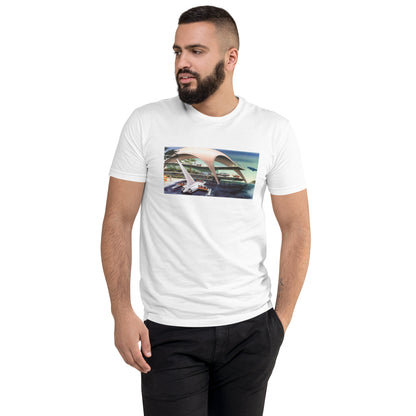 Vacation House of the Future men's white t-shirt