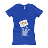 Be Kind to Books Club Women's T-Shirt Blue