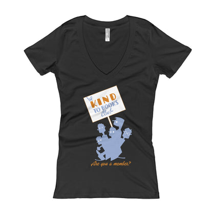 Be Kind to Books Club Women's T-Shirt Black