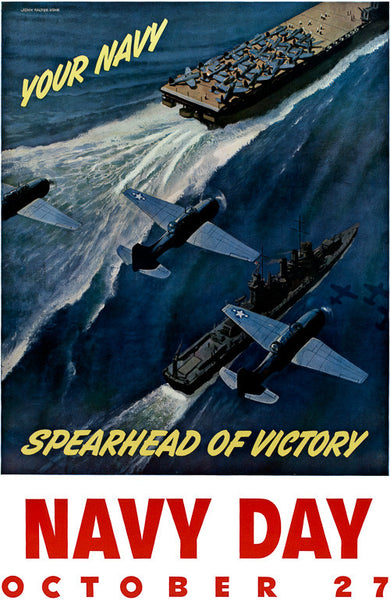 Your Navy: Spearhead of Victory WWII poster