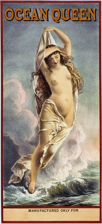 Ocean Queen Tobacco Label