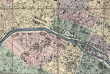 Paris map, 1878