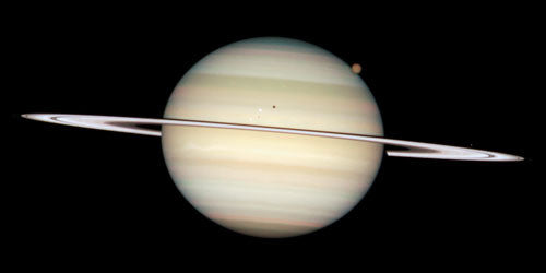 Quadruple Saturn Moon Transit