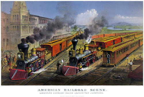 American Railroad Scene