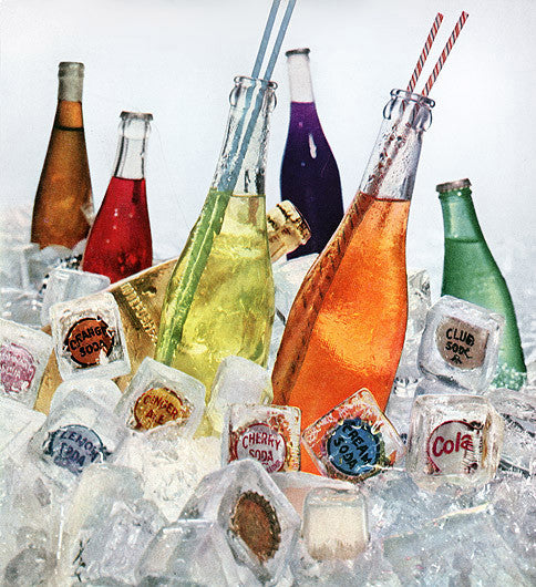 Soda -- Straws -- Ice Caps
