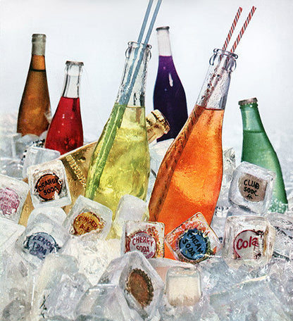 Soda -- Straws -- Ice Caps