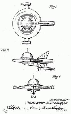 Spaceship Hood Ornament