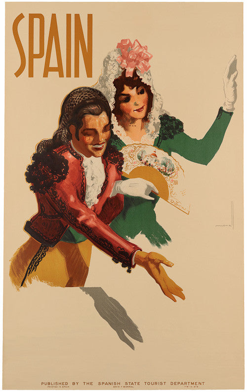 Spain Vintage Travel Poster