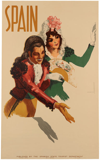 Spain Vintage Travel Poster