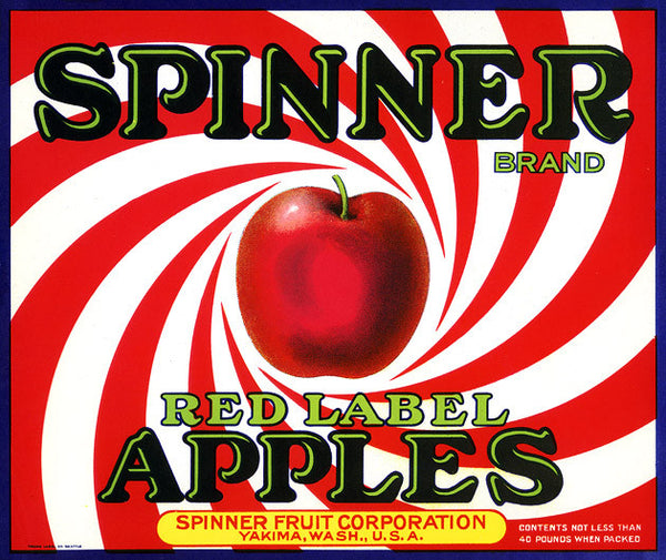 Spinner Brand Red Label Apples