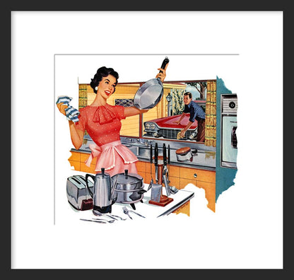 Stainless bliss framed print