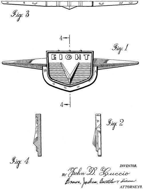Studebaker V-Eight Medallion