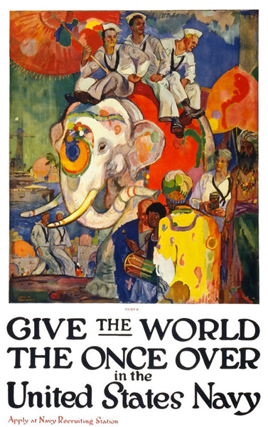 Give the World the Once Over In the United States Navy