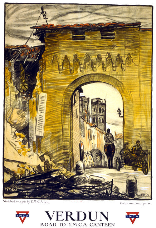 Verdun: Road to Y.M.C.A. canteen