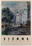 Vienna Austria Vintage Travel Poster
