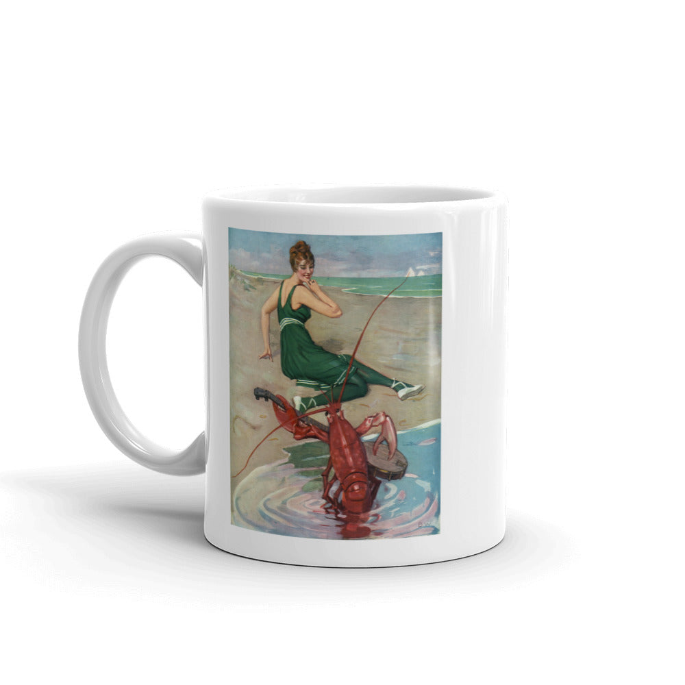 The Lobster Serenade poster coffee mug
