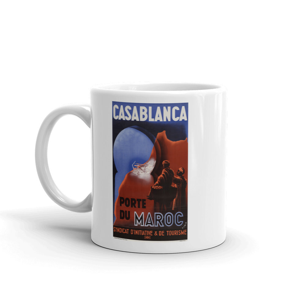 Casablanca Travel Poster