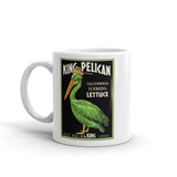 King Pelican Iceberg Lettuce crate label coffee mug