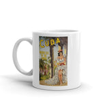 Cuba, Holiday Isle of the Tropics vintage travel poster coffee mug