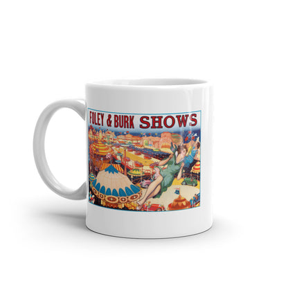Foley & Burk Shows poster coffee mug