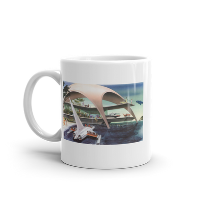 Vacation House of the Future coffee mug