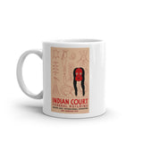 Indian Court Chippewa Picture Writing and Seneca Mask poster coffee mug