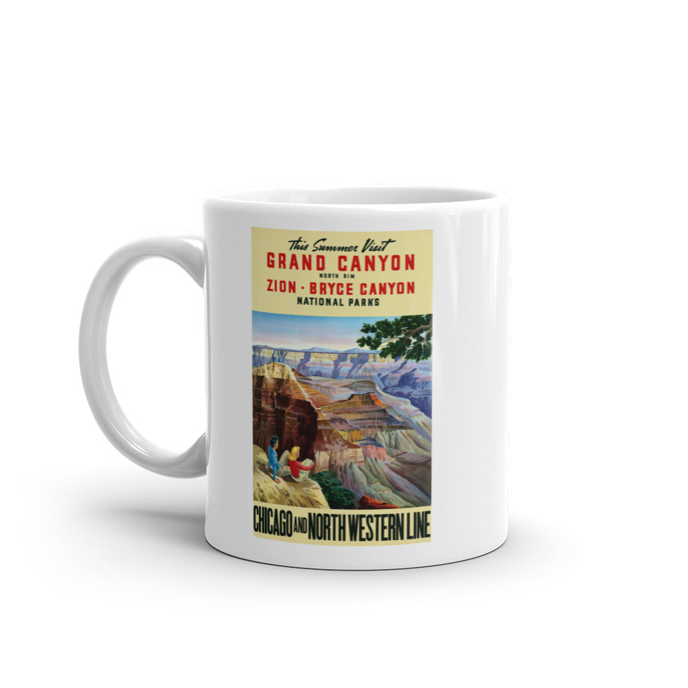 This Summer Visit Grand Canyon, Zion, Bryce Canyon National Parks poster mug