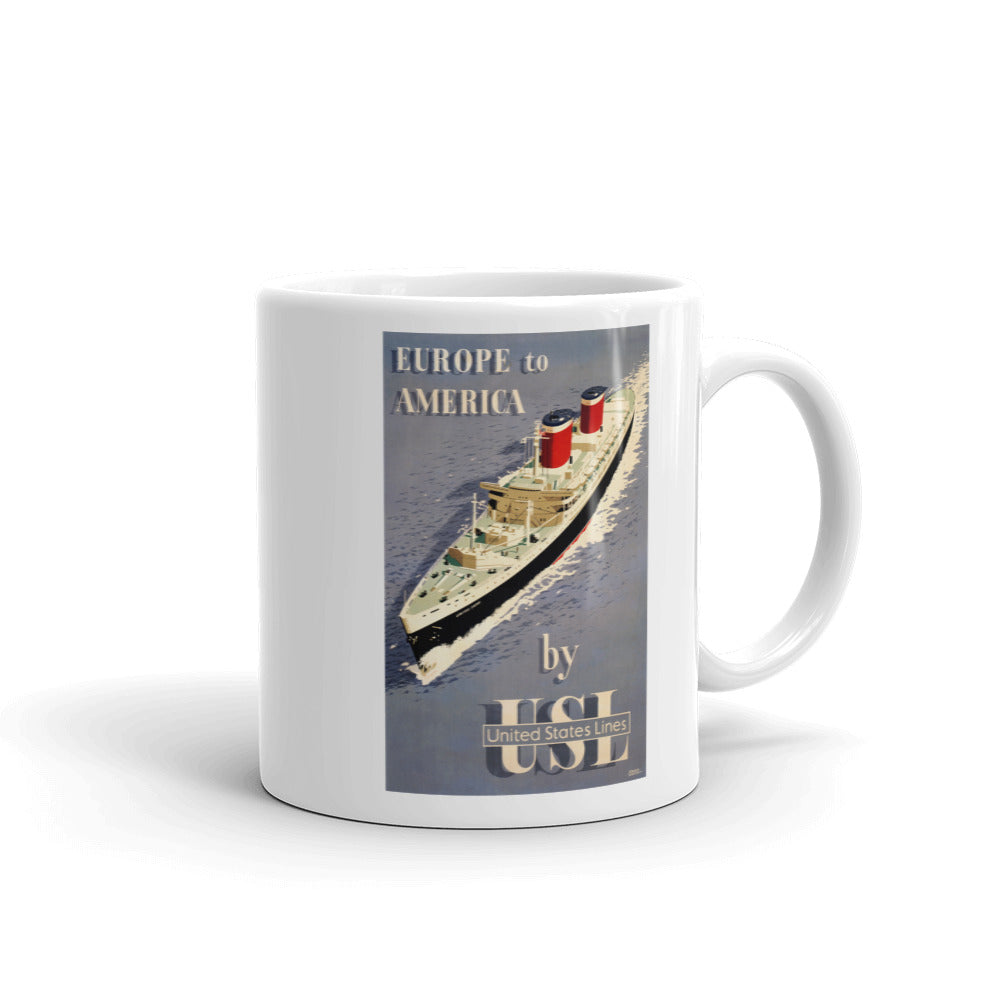 Europe to America by United States Lines