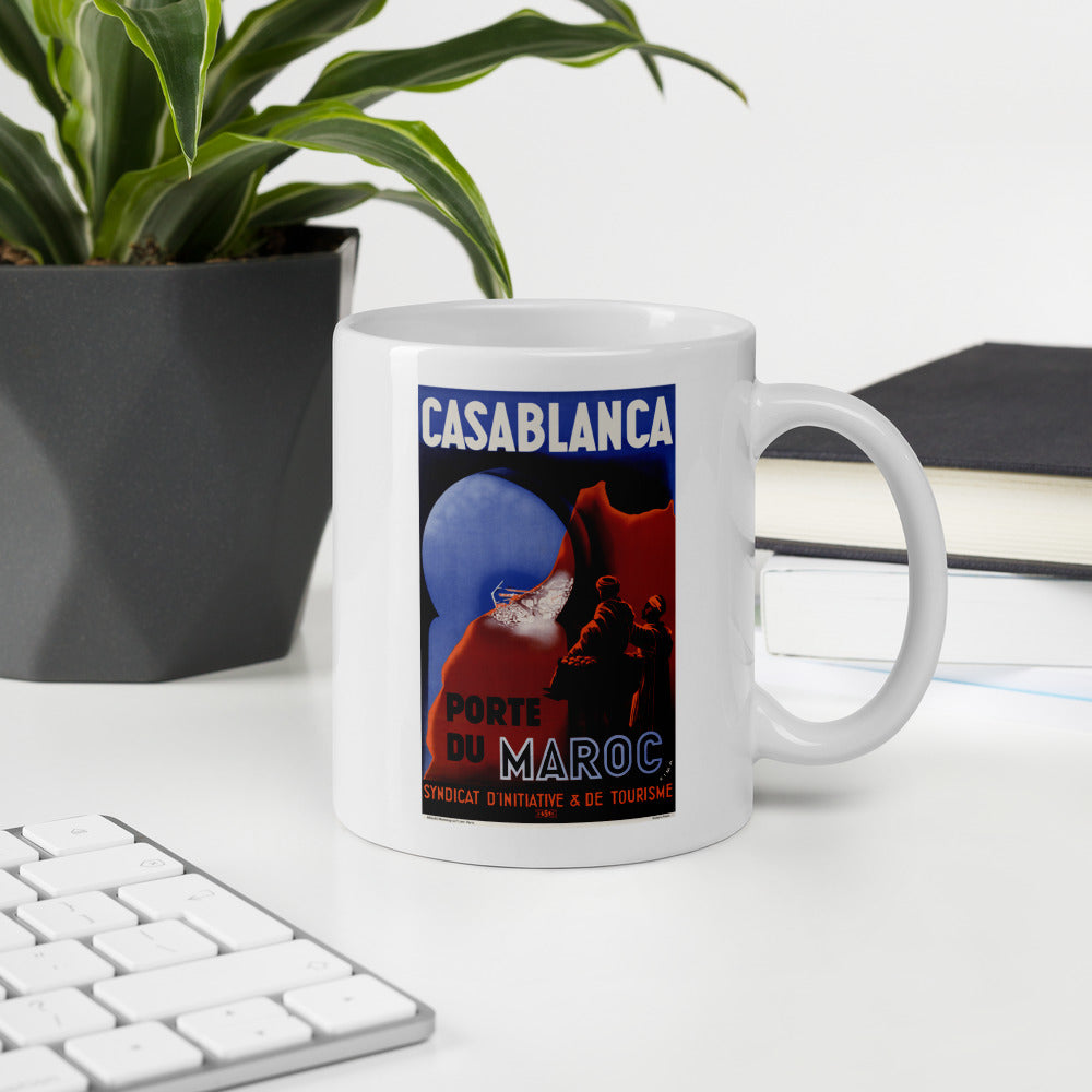 Casablanca Travel Poster