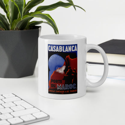 Casablanca Travel Poster