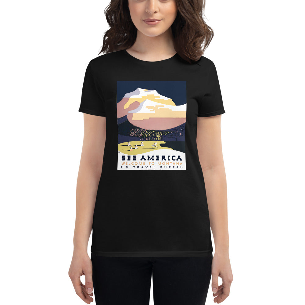 Welcome to Montana National Park poster