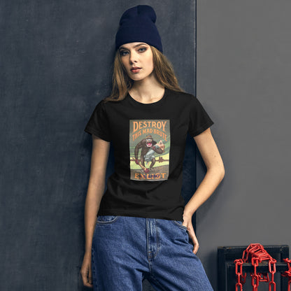 Destroy This Mad Brute women's black t-shirt