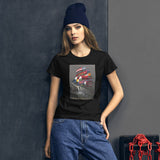 Europe: All Our Colours to the Mast poster women's black t-shirt