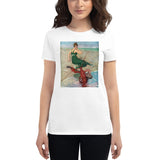 The Lobster Serenade poster women's white t-shirt