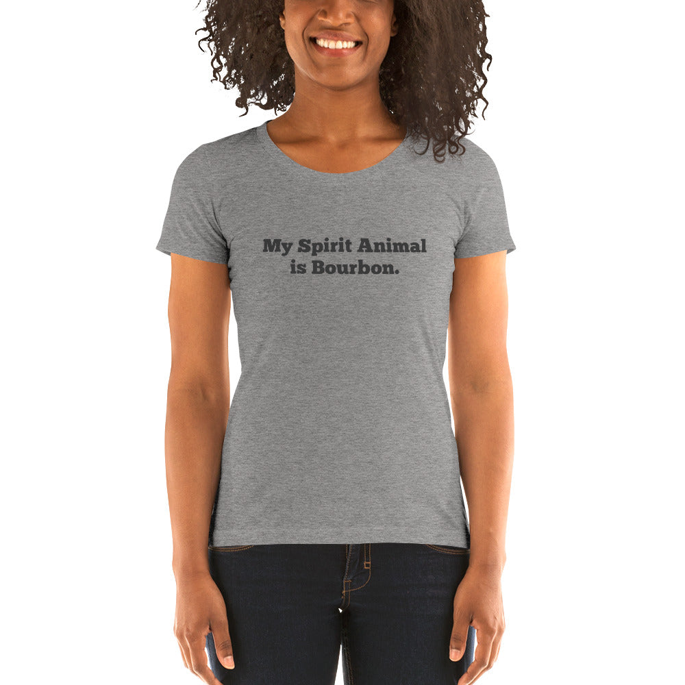 My Spirit Animal is Bourbon Ladies' T-shirt
