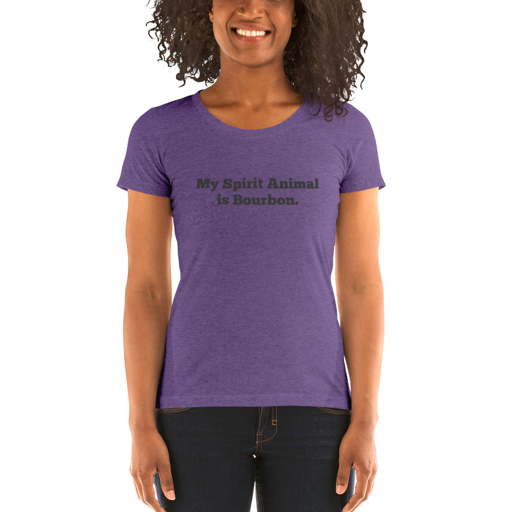My Spirit Animal is Bourbon Ladies' T-shirt