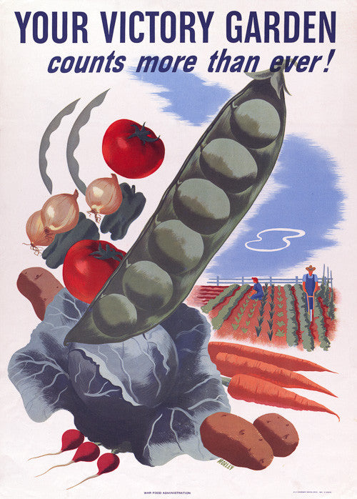Your Victory Garden Counts More Than Ever! – Vintagraph Art